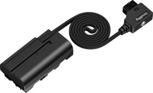 SmallRig 6415 Attachable Self-Coiling Dummy Battery Power Cable D-Tap to NP-F550 -virtakaapeli
