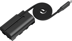 SmallRig 6416 Attachable Self-Coiling Dummy Battery Power Cable USB-C for NP-F550 -virtajohto
