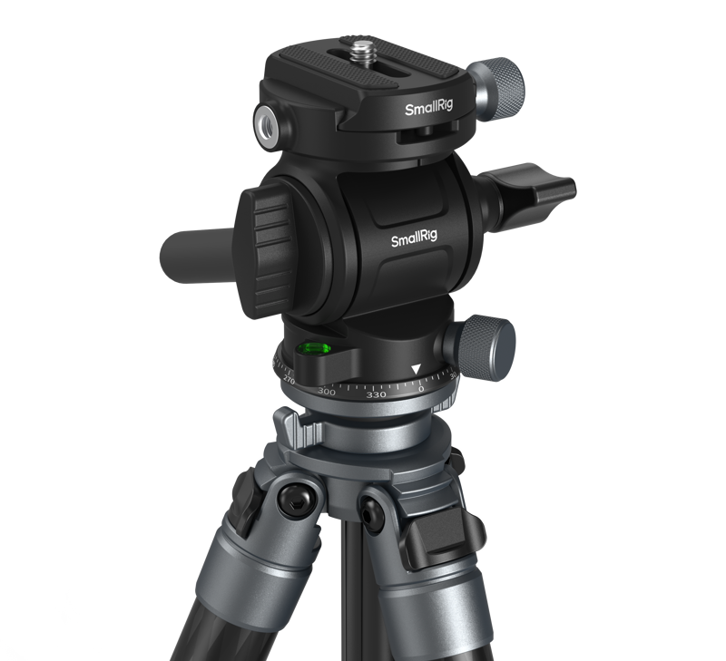 800q-03_137998 SmallRig 6599 Ultra-Light Travel Video Carbon Fiber Tripod -videokolmijalka