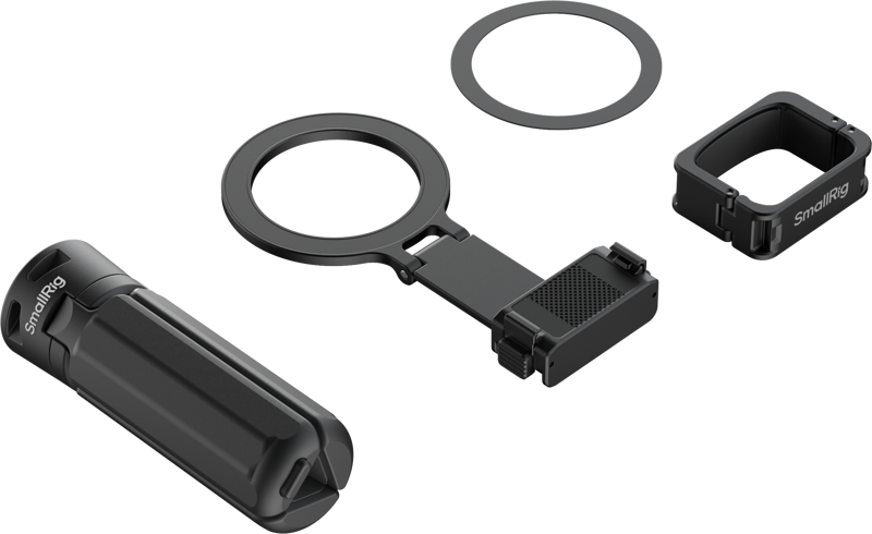 800q-03_138819 SmallRig 6864 Lightweight Vlog Cage Kit for DJI Osmo Pocket 4P / 4 / 3, Xtra Muse -kehikkosarja