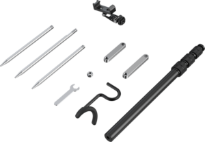 SmallRig 6528 Monopod with Triple Ground Spikes and Phone Support with Cold Shoe Mount -monopodi