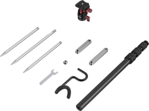 800q-03_139124 SmallRig 6397 Monopod with Triple Ground Spikes and Panoramic Ball Head with Arca-Swiss Plate -monopodi