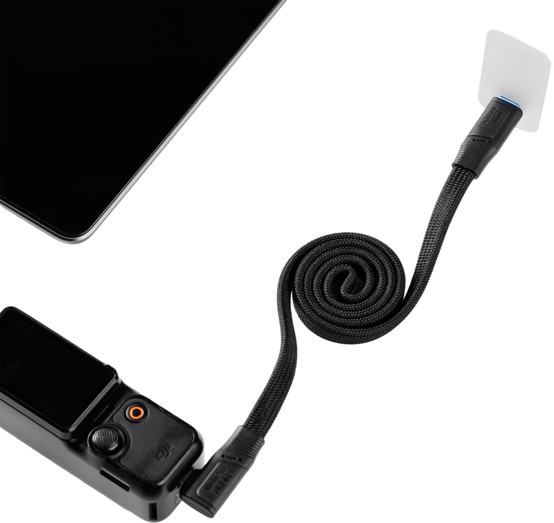 SmallRig 5615 USB-C Self-Coiling Data Cable, 60 cm, 240 W