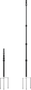 SmallRig 6528 Monopod with Triple Ground Spikes and Phone Support with Cold Shoe Mount -monopodi