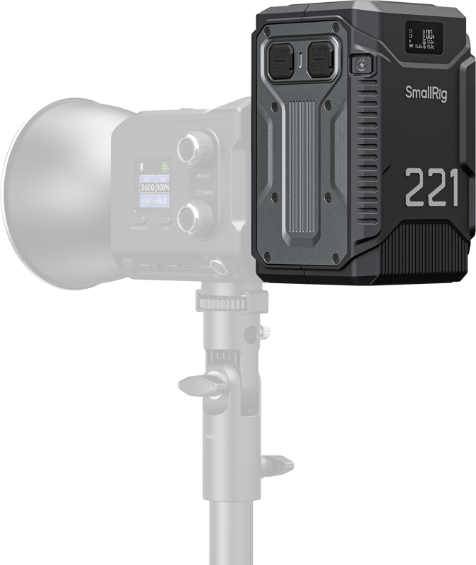 SmallRig 5865 T221 Triple-Proof (1.8m Drop-Resistant, IP54 Waterproof / Dustproof) -V-mount-akku