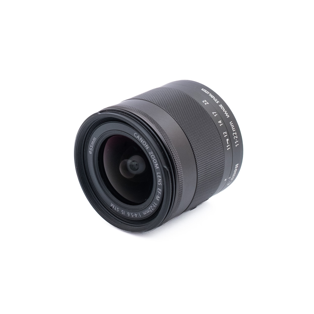 Canon EF-M 11-22mm f4-56 IS STM_2 Canon EF-M 11-22mm f/4 - 5.6 IS STM - Käytetty