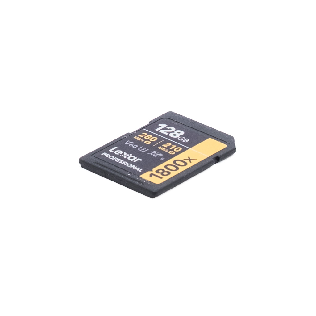 Lexar 1800x 128gb_1 Lexar 1800x 128GB 280Mb/s UHS-II V60 - Käytetty