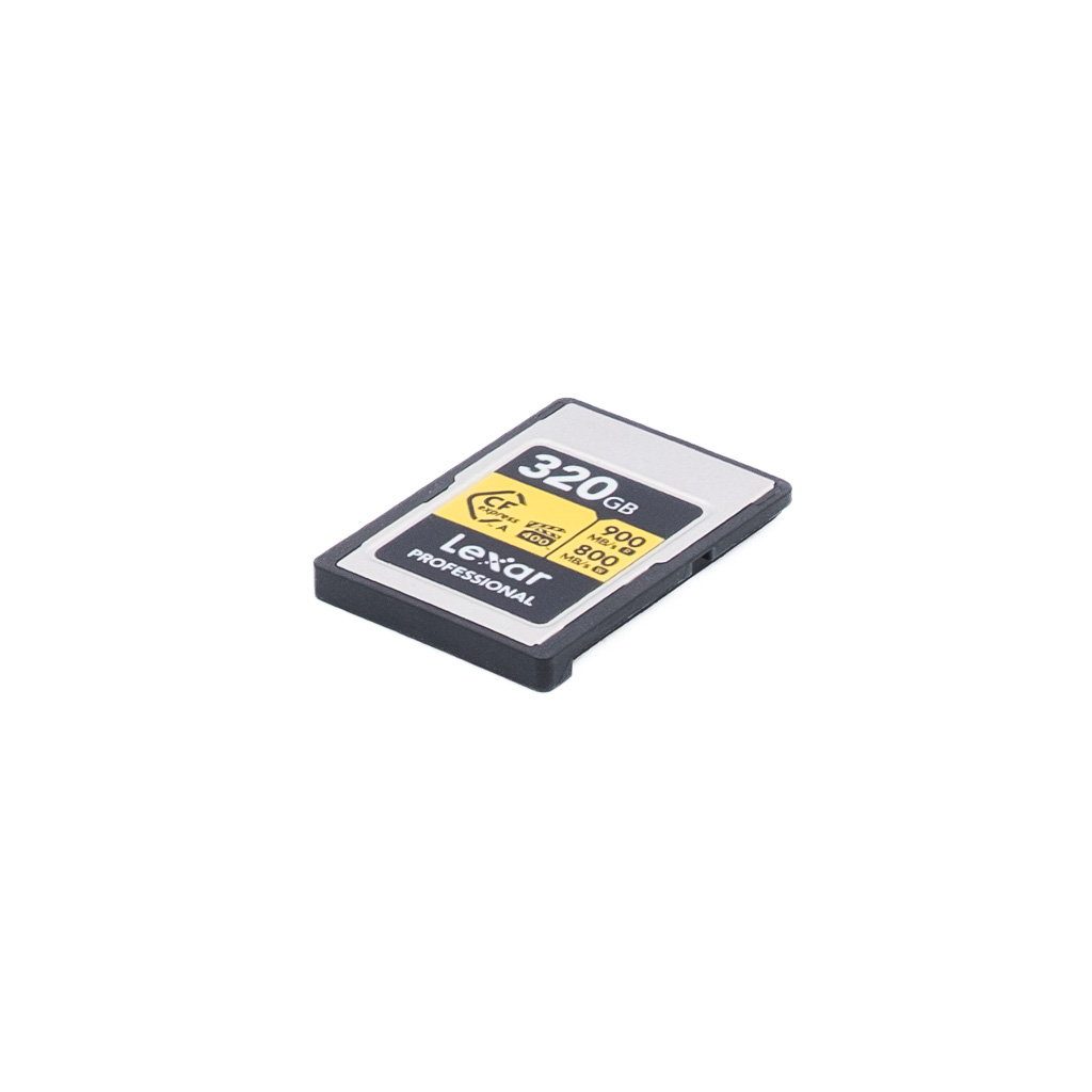 Lexar 320 GB Type A_1 Lexar CFexpress Pro Gold R900/W800 Type A 320GB – Second-hand