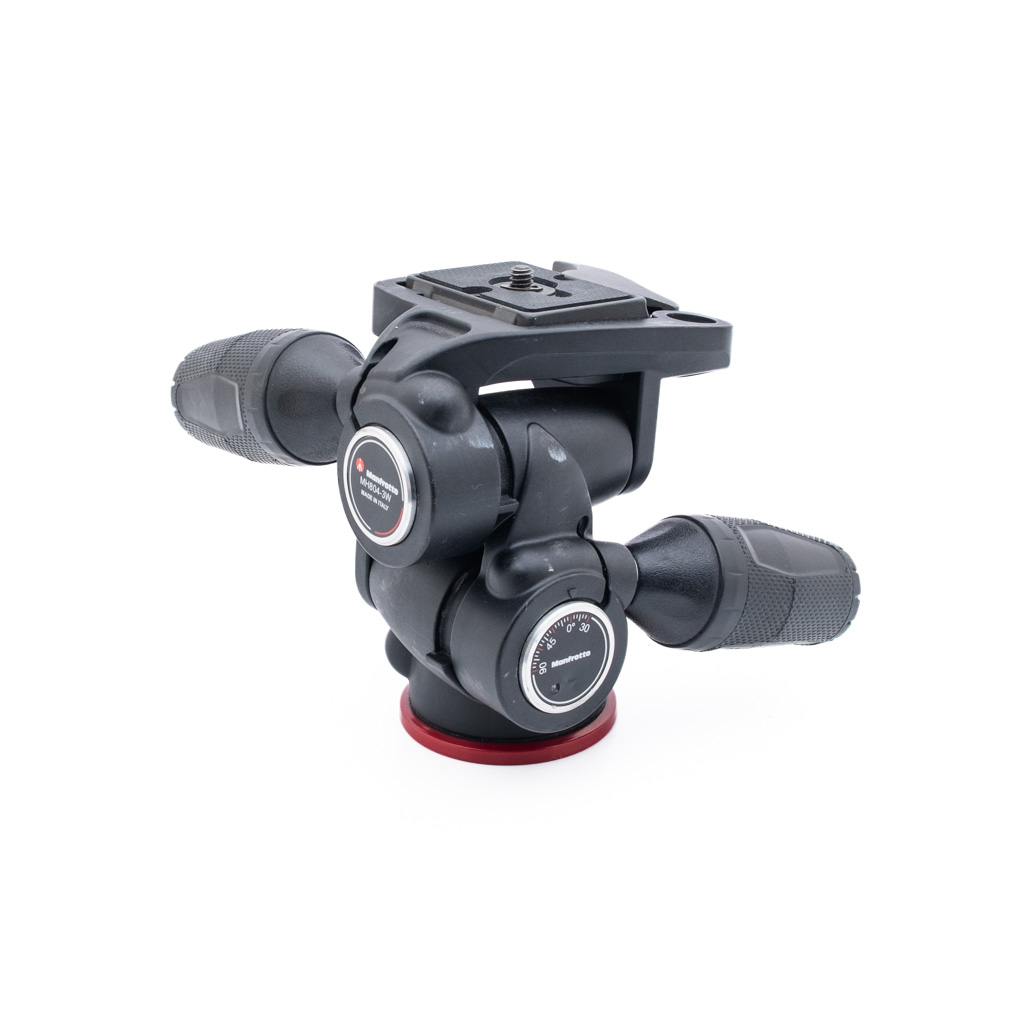 Manfrotto MH804-3W_1 Manfrotto MH804-3W 3-tiepää – Käytetty -jalustapää