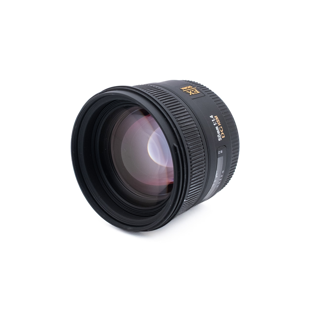 Sigma EX 50mm f14 Canon_2 Sigma 50mm f/1.4 EX DG HSM Canon EF - Käytetty
