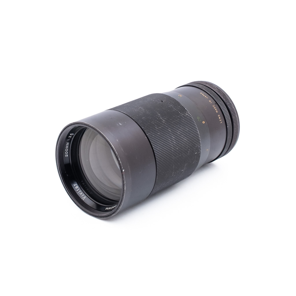Vivitar 200mm f35_1 Vivitar 200mm f/3.5 Auto Canon FD - Käytetty