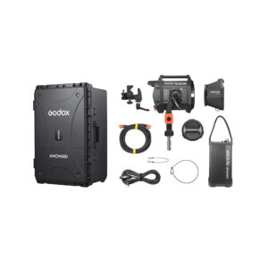 Godox KNOWLED MG1200R K2 RGB -LED-valo kovalaukulla