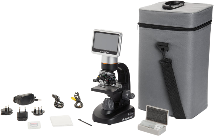 800q-01_106778 CELESTRON TETRAVIEW LCD MICROSCOPE