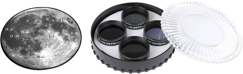 800q-01_113487 Celestron Moon Filter Set 1,25" -kuusuodinsarja