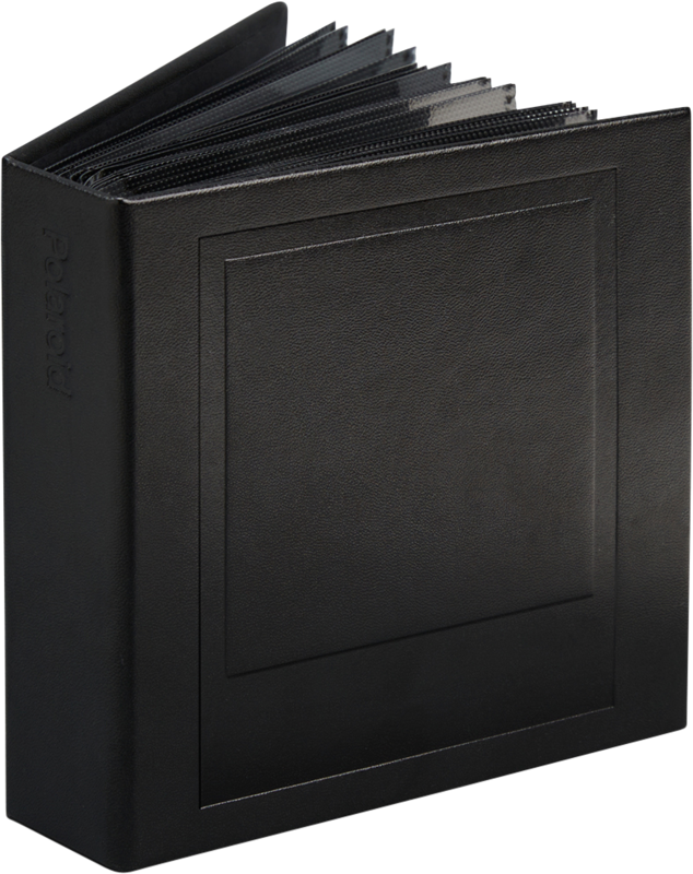 800q-01_114878 Polaroid Photo Album Small Black -valokuva-albumi