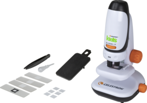 800q-01_115280 Celestron Kids Microscope -lastenmikroskooppi puhelinsovittimella