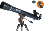 Celestron AstroMaster LT 70AZ -tähtikaukoputki puhelinsovittimella ja kuusuotimella