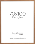 Focus Soul tammi viilu 70x100 -julistekehys akryylilasilla
