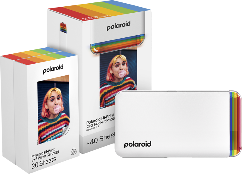 800q-01_127171 Polaroid Hi-Print Gen 2 E-box White -taskukuvatulostin