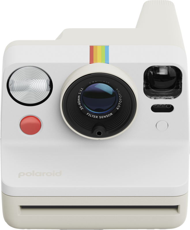 800q-01_131018 Polaroid Now Gen 3 Pebble White -pikakamera