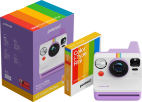 800q-01_131025 Polaroid Now Gen 3 Purple + värifilmi (8 kuvaa) -pikakamerapaketti