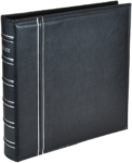 Focus Chesterfield A4 black spiral-bound notebook