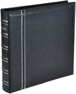 800q-01_131337 Focus Chesterfield A4 black spiral-bound notebook