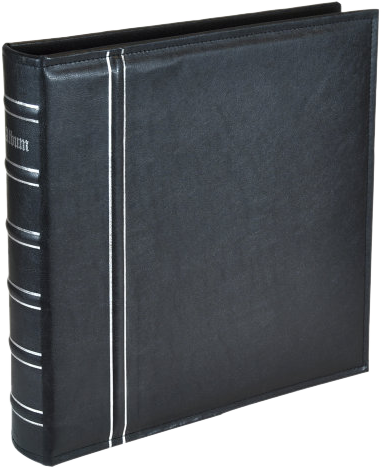 800q-01_131337 Focus Chesterfield A4 black spiral-bound notebook