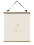 Focus Poster Hanger magneettinen tammi 41cm -julisteripustin