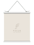 Focus Poster Hanger valkoinen 71 cm -julisteripustin