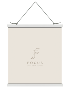 Focus Poster Hanger valkoinen 71 cm -julisteripustin