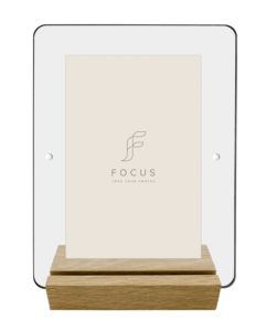 Focus Photo Block tammi 10x15 -valokuvakehys akryylilasilla