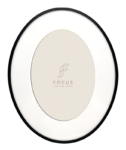Focus Aster Oval musta 26,6x36,6/PP 20x30 -valokuvakehys