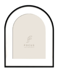 Focus Aster Arch musta 26x36/PP 20x30 -valokuvakehys