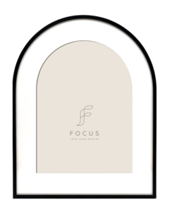 800q-01_133082 Focus Aster Arch musta 26x36/PP 20x30 -valokuvakehys