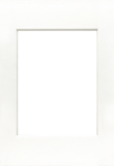 Focus valkoinen 24x30/18x24 -paspatuuri valkoisella ytimellä