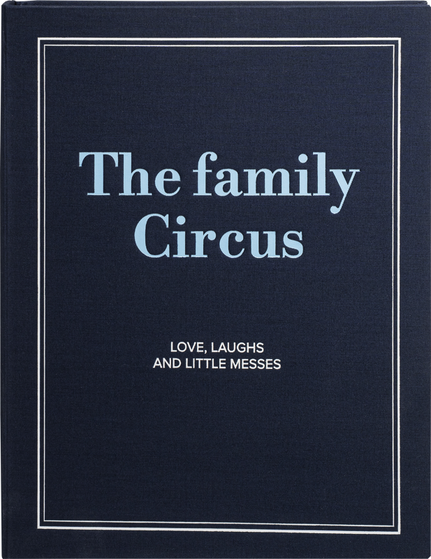 800q-01_134110 Focus Coffee Table The Family Circus 27x35cm -valokuva-albumi