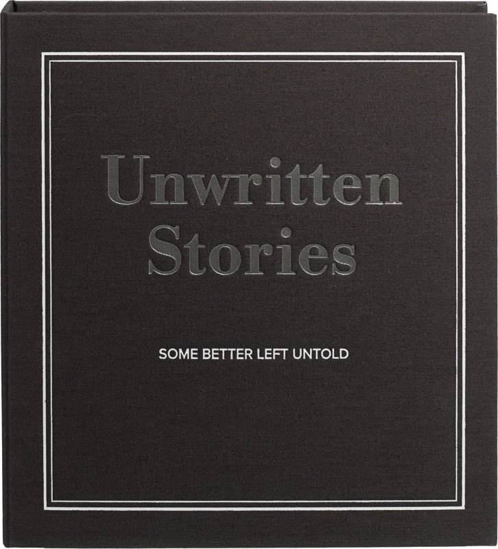 800q-01_134113 Focus Coffee Table Unwritten Stories 24,5x27cm -valokuva-albumi