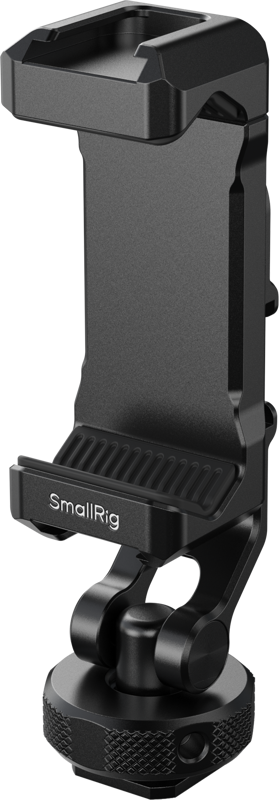 SmallRig 6661 PC-T1 Metal Phone Clamp with Triple Cold Shoe Mounts – phone mount