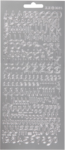 Focus hopea Letters Design 1 -kirjaintarrat