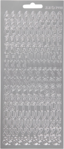 800q-02_111610 Focus hopea Letters Design 2 -kirjaintarrat