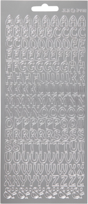 800q-02_111610 Focus hopea Letters Design 2 -kirjaintarrat
