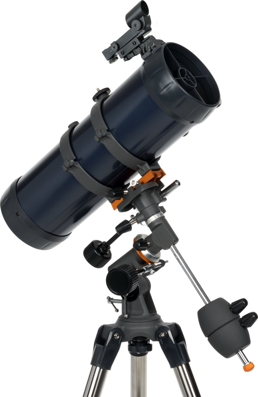 Celestron AstroMaster 114EQ-MD -tähtikaukoputki puhelinsovittimella ja kuusuodattimella