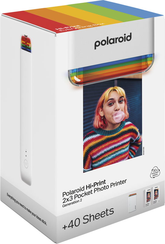 800q-02_127171 Polaroid Hi-Print Gen 2 E-box White -taskukuvatulostin