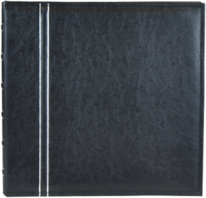 800q-02_131337 Focus Chesterfield A4 black spiral-bound notebook