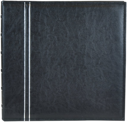 800q-02_131337 Focus Chesterfield A4 black spiral-bound notebook