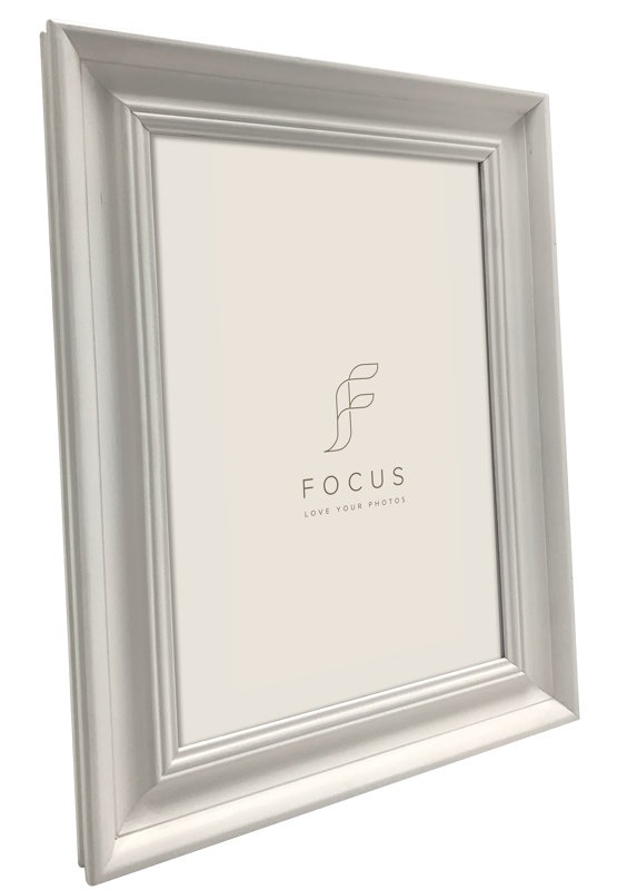 Focus Lotus valkoinen 15x20 -valokuvakehys