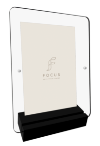 Focus Photo Block musta 10x15 -valokuvakehys akryylilasilla