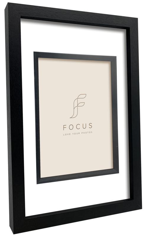 Focus Marigold musta 20x30/15x20 -valokuvakehys