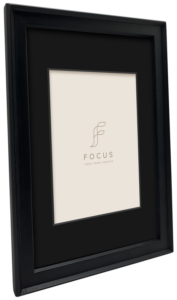 Focus Darcey musta 30x30/PP 20x20 -valokuvakehys